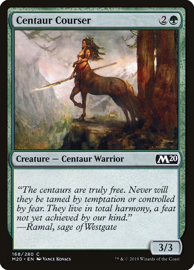 Centaur Courser [Core Set 2020] | Good Games North