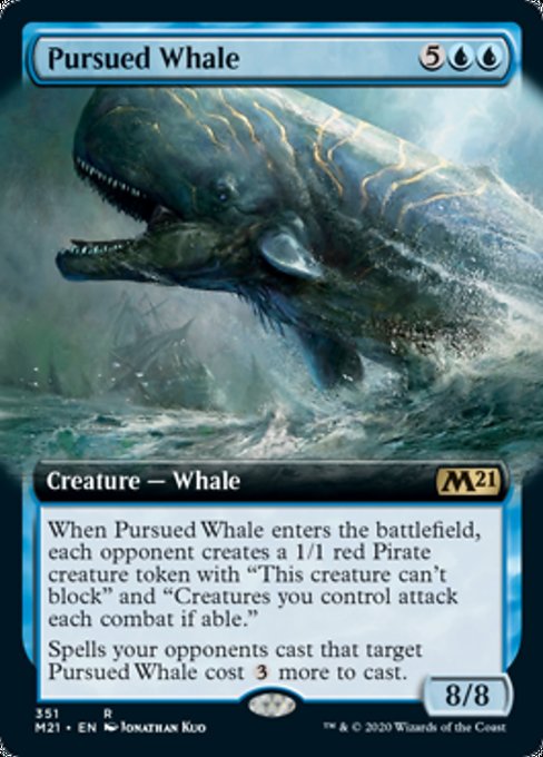 Pursued Whale (Extended Art) [Core Set 2021] | Good Games North