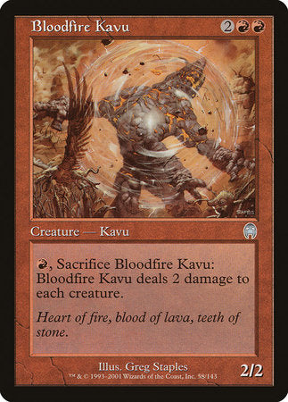 Bloodfire Kavu [Apocalypse] | Good Games North