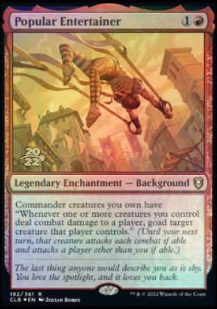Popular Entertainer [Commander Legends: Battle for Baldur's Gate Prerelease Promos] | Good Games North