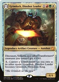 Grimlock, Dinobot Leader // Grimlock, Ferocious King [HasCon 2017] | Good Games North