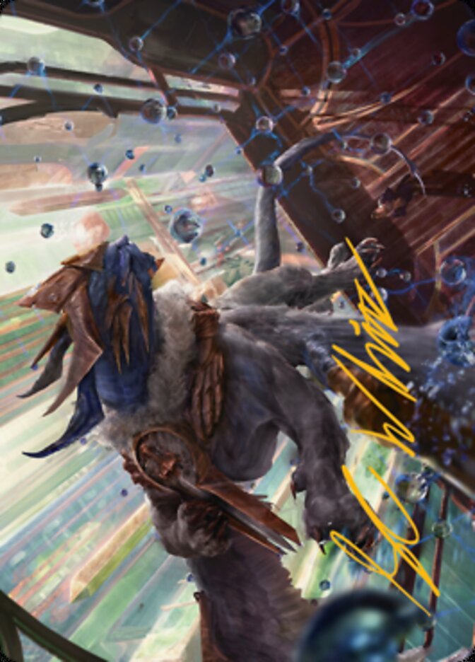 Change of Plans Art Card (Gold-Stamped Signature) [Streets of New Capenna Art Series] | Good Games North