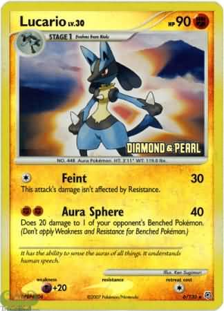 Lucario (6/130) [Burger King Promos: 2008 Collection] | Good Games North