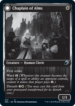 Chaplain of Alms // Chapel Shieldgeist [Innistrad: Double Feature] | Good Games North