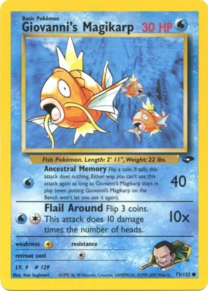 Giovanni's Magikarp (73/132) [Gym Challenge Unlimited] | Good Games North