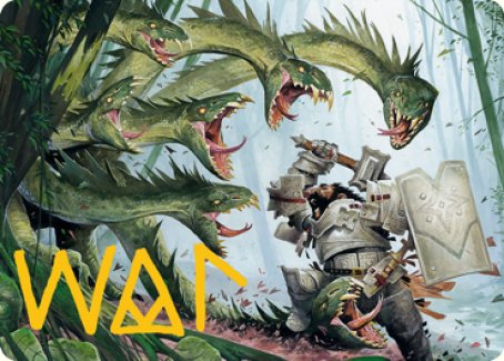 Lair of the Hydra Art Card (Gold-Stamped Signature) [Dungeons & Dragons: Adventures in the Forgotten Realms Art Series] | Good Games North