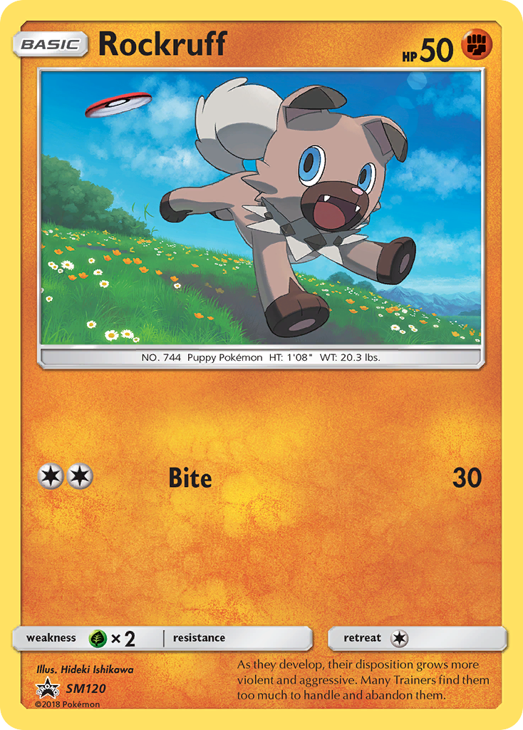 Rockruff (SM120) [Sun & Moon: Black Star Promos] | Good Games North