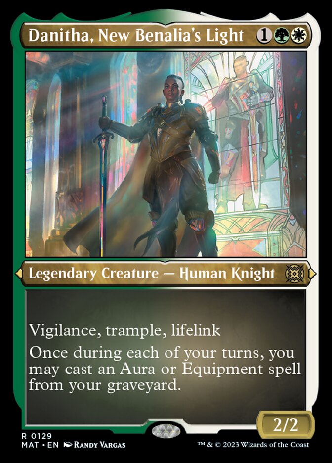 Danitha, New Benalia's Light (Foil Etched) [March of the Machine: The Aftermath] | Good Games North