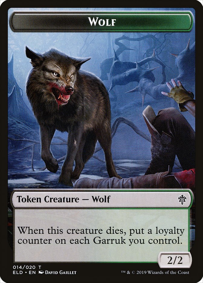 Wolf [Throne of Eldraine Tokens] | Good Games North