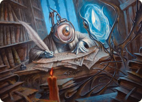 Unblinking Observer Art Card [Innistrad: Midnight Hunt Art Series] | Good Games North