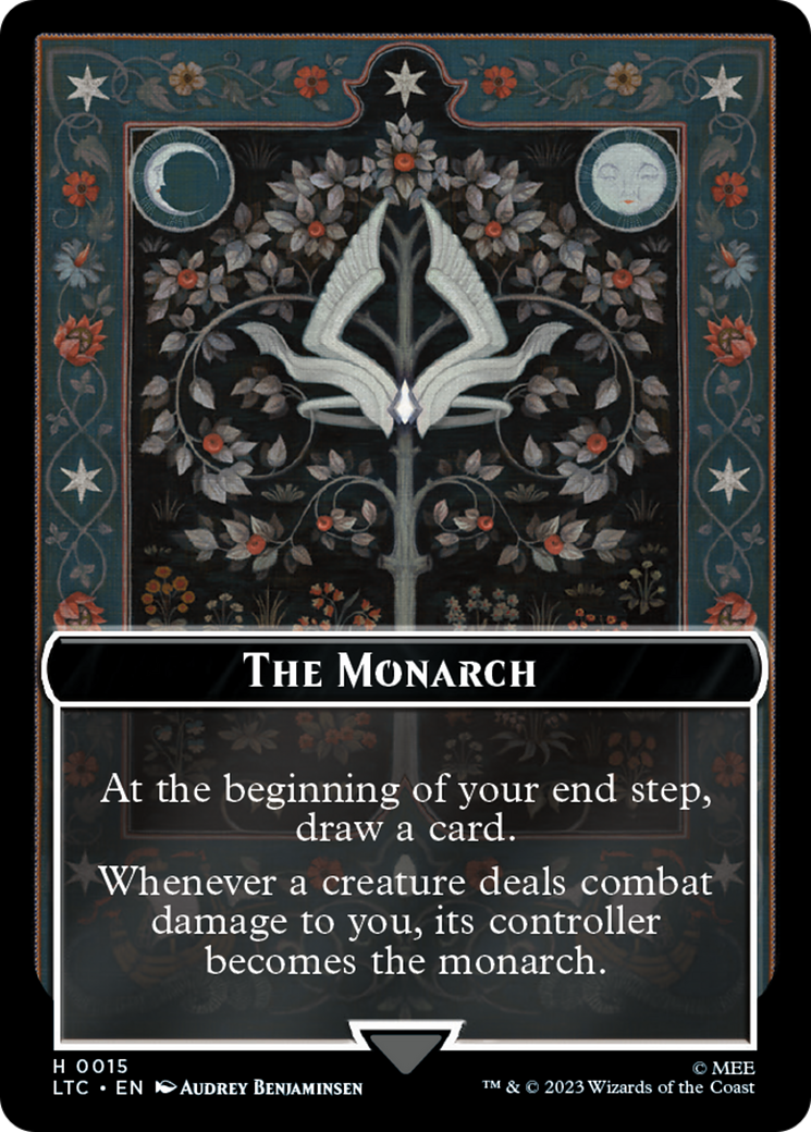 The Monarch // Treasure Double-Sided Token [The Lord of the Rings: Tales of Middle-Earth Commander Tokens] | Good Games North