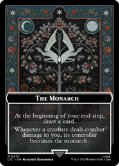 The Monarch // Treasure Double-Sided Token [The Lord of the Rings: Tales of Middle-Earth Commander Tokens] | Good Games North