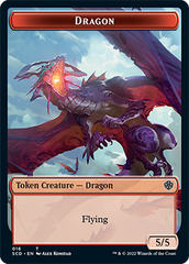 Dragon // Dragon Double-Sided Token [Starter Commander Decks] | Good Games North