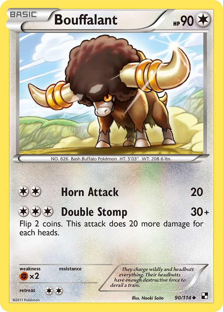 Bouffalant (90/114) [Black & White: Base Set] | Good Games North