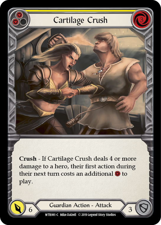 Cartilage Crush (Yellow) [WTR061-C] Alpha Print Rainbow Foil | Good Games North