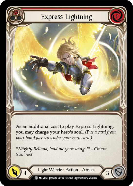 Express Lightning (Red) [MON051] 1st Edition Normal | Good Games North
