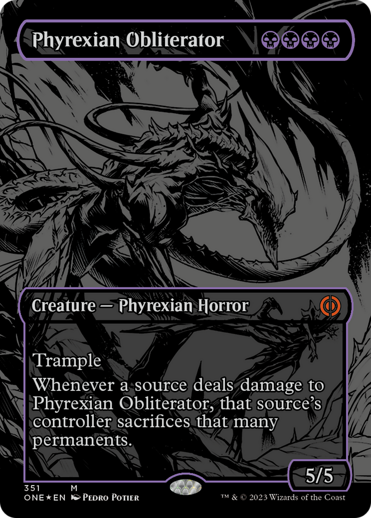 Phyrexian Obliterator (Oil Slick Raised Foil) [Phyrexia: All Will Be One] | Good Games North