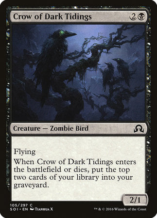 Crow of Dark Tidings [Shadows over Innistrad] | Good Games North