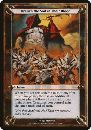 Drench The Soil In Their Blood (Oversized) [Promotional Schemes] | Good Games North