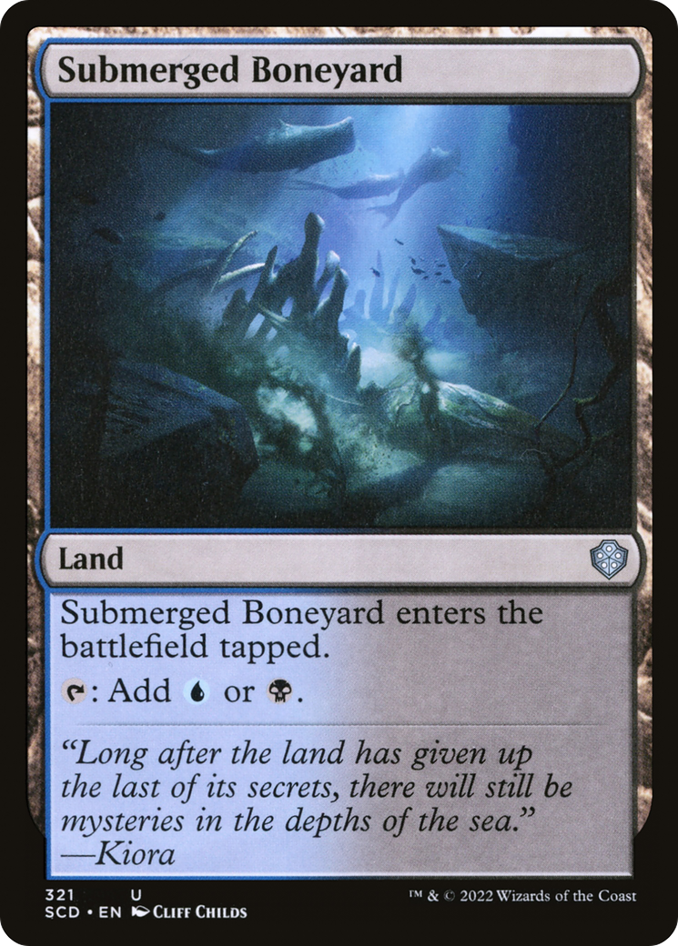 Submerged Boneyard [Starter Commander Decks] | Good Games North