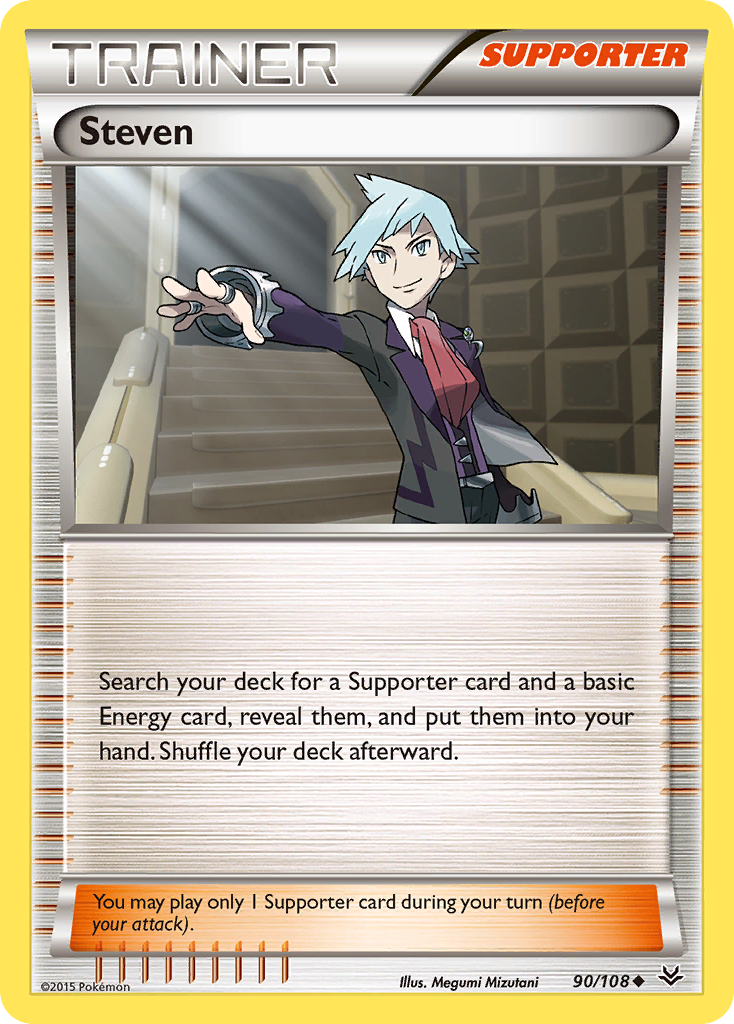 Steven (90/108) [XY: Roaring Skies] | Good Games North