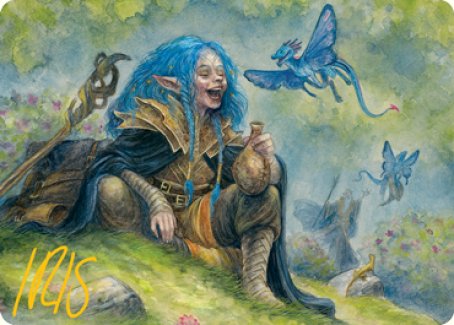 Feywild Trickster Art Card (Gold-Stamped Signature) [Dungeons & Dragons: Adventures in the Forgotten Realms Art Series] | Good Games North