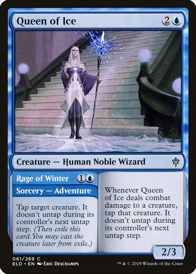 Queen of Ice // Rage of Winter [Throne of Eldraine] | Good Games North