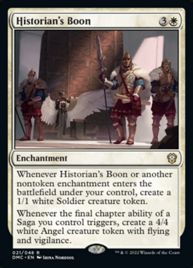 Historian's Boon [Dominaria United Commander] | Good Games North