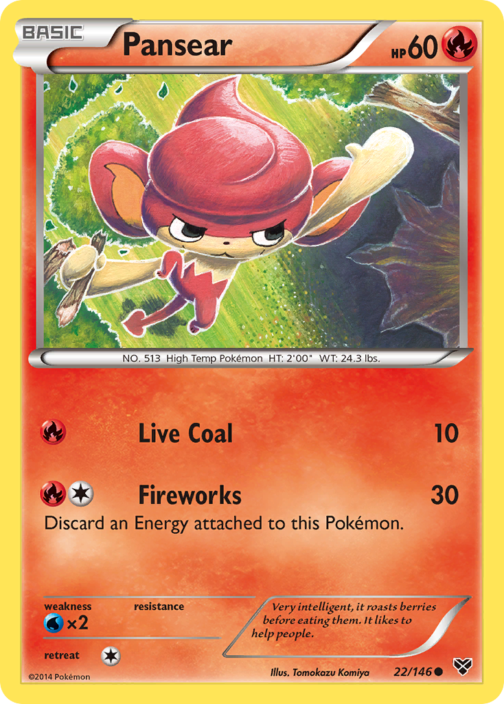 Pansear (22/146) [XY: Base Set] | Good Games North