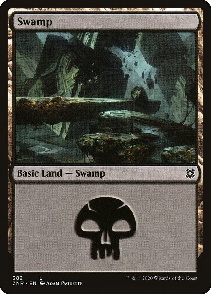 Swamp (382) [Zendikar Rising] | Good Games North