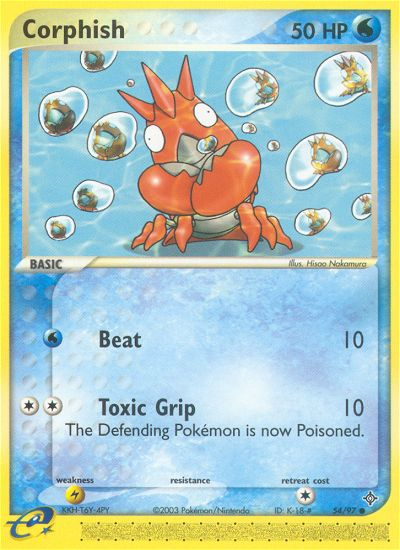 Corphish (54/97) [EX: Dragon] | Good Games North
