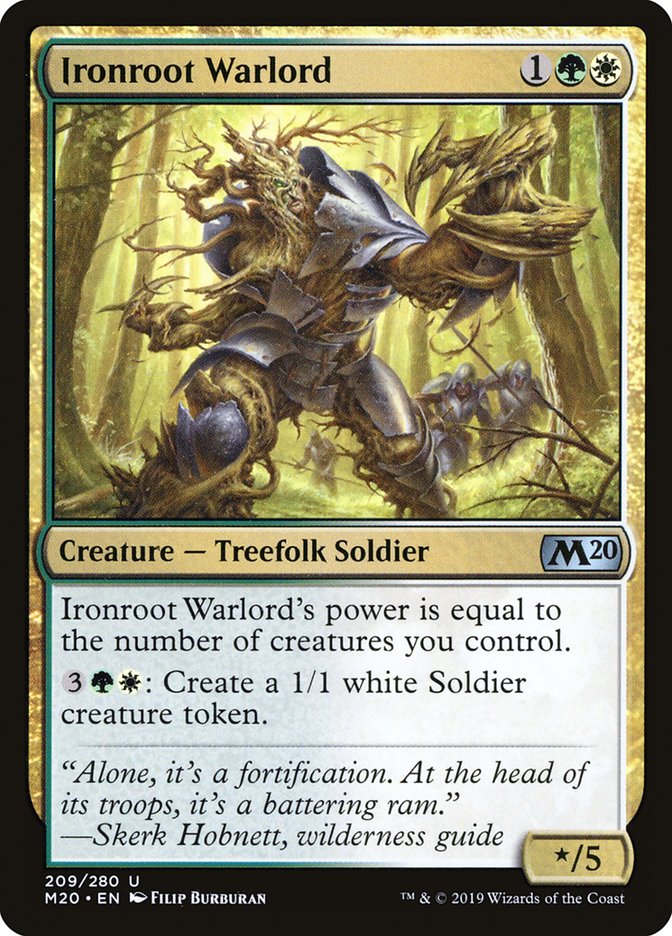Ironroot Warlord [Core Set 2020] | Good Games North
