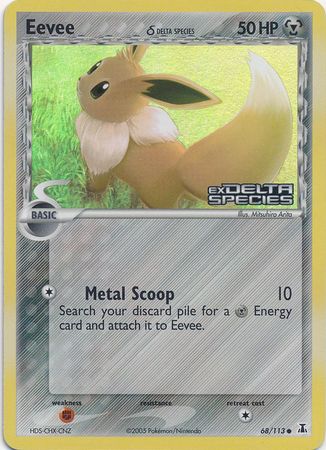 Eevee (68/113) (Delta Species) (Stamped) [EX: Delta Species] | Good Games North