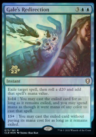 Gale's Redirection [Commander Legends: Battle for Baldur's Gate Prerelease Promos] | Good Games North