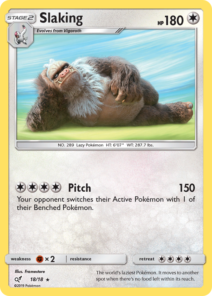 Slaking (18/18) [Sun & Moon: Detective Pikachu] | Good Games North