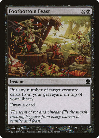 Footbottom Feast [Commander 2011] | Good Games North