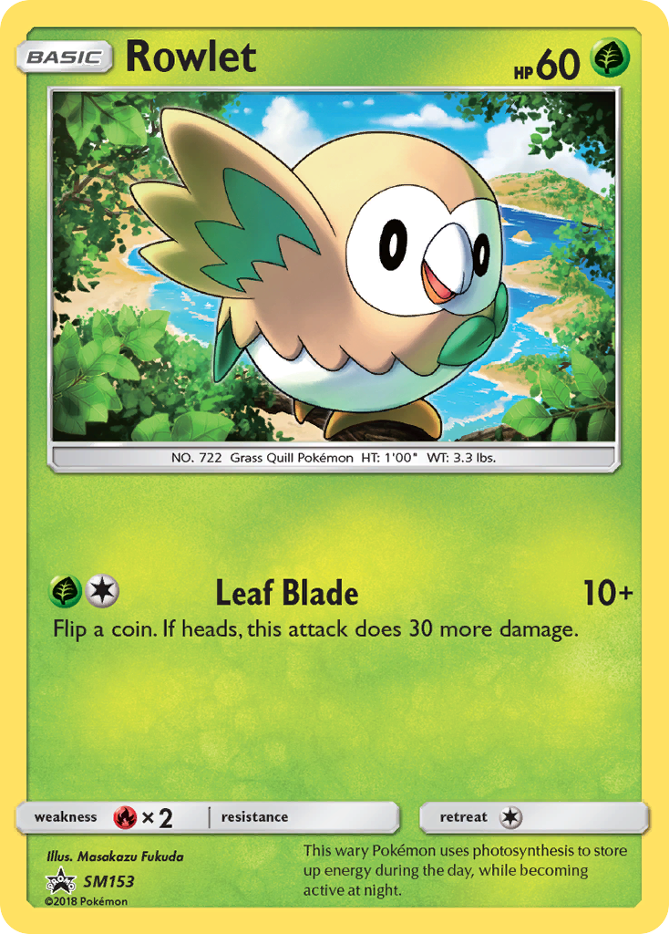 Rowlet (SM153) [Sun & Moon: Black Star Promos] | Good Games North