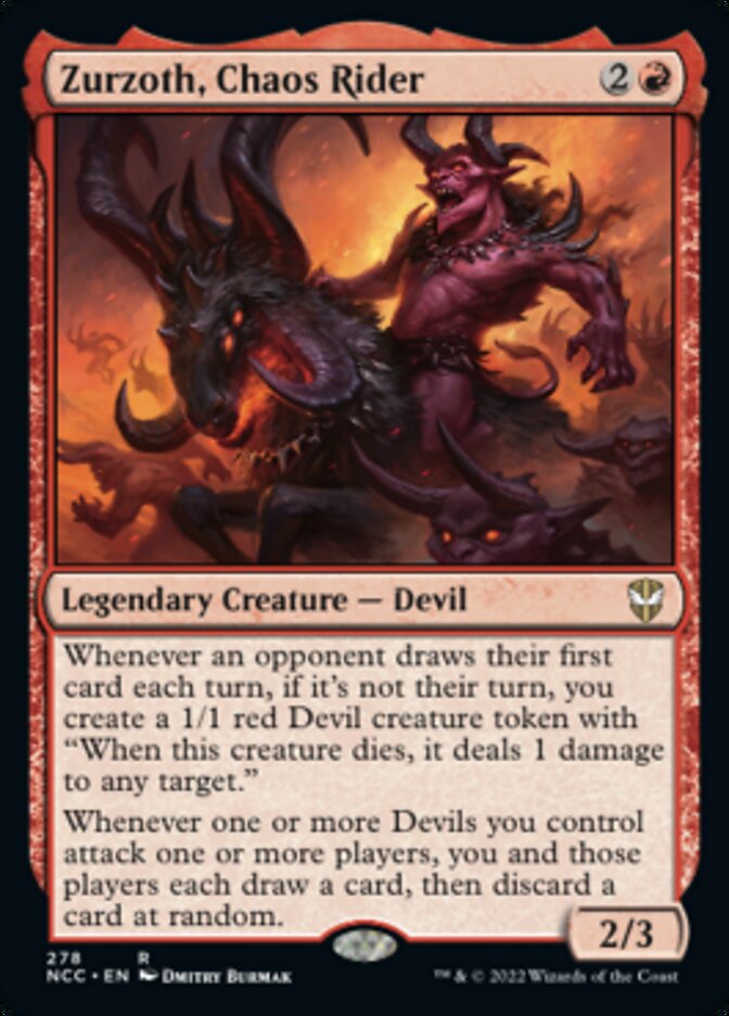 Zurzoth, Chaos Rider [Streets of New Capenna Commander] | Good Games North