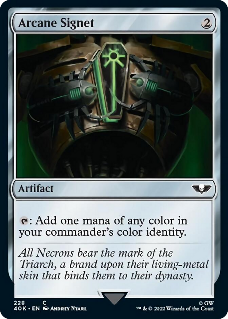 Arcane Signet (228) [Universes Beyond: Warhammer 40,000] | Good Games North