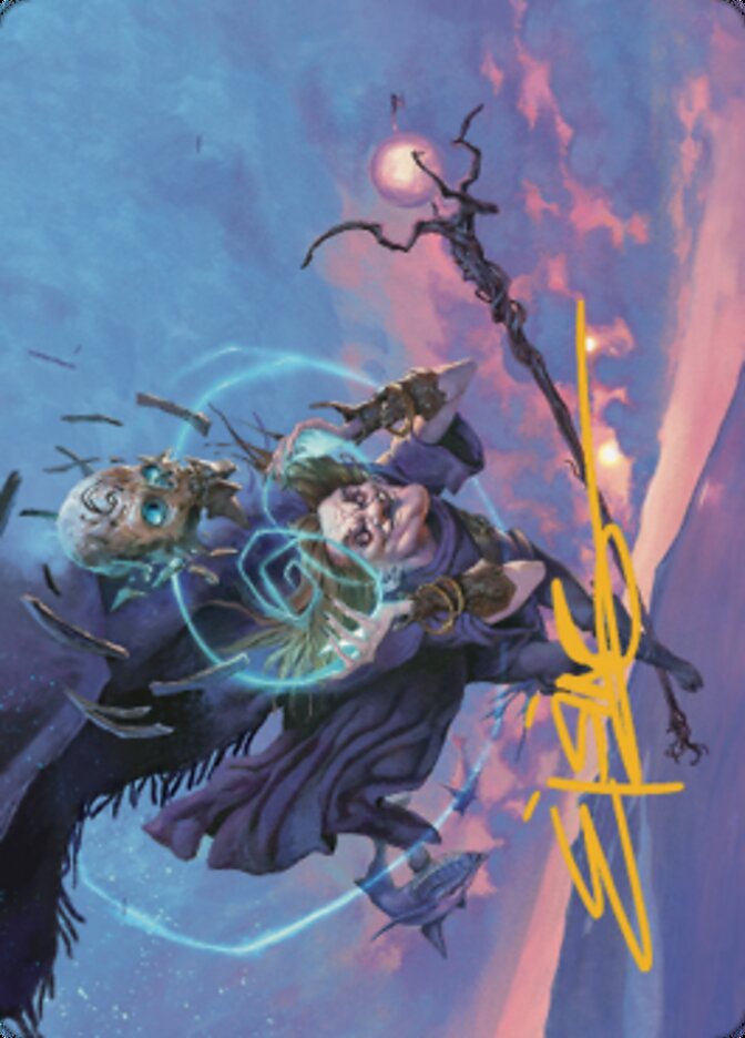 Zur, Eternal Schemer Art Card 1 (Gold-Stamped Signature) [Dominaria United Art Series] | Good Games North