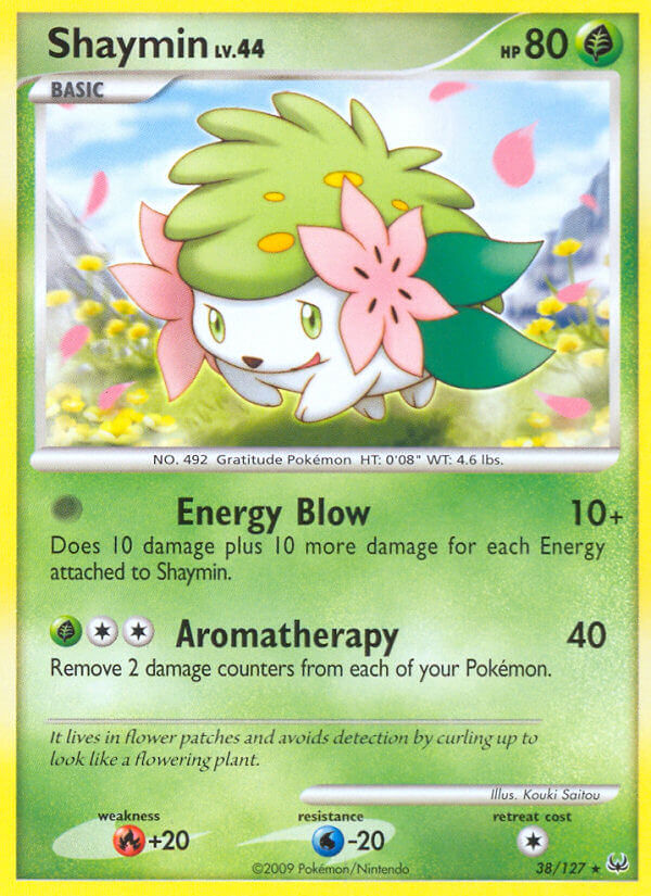 Shaymin (38/127) (Theme Deck Exclusive) [Platinum: Base Set] | Good Games North
