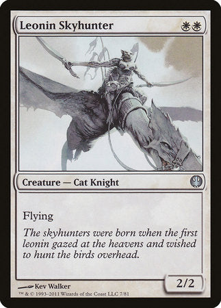 Leonin Skyhunter [Duel Decks: Knights vs. Dragons] | Good Games North