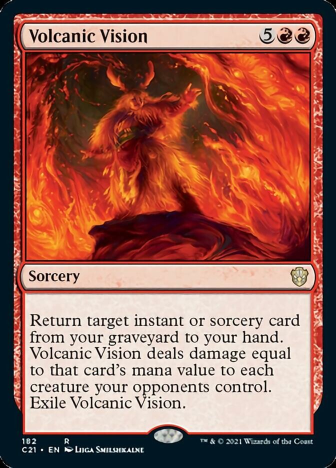 Volcanic Vision [Commander 2021] | Good Games North