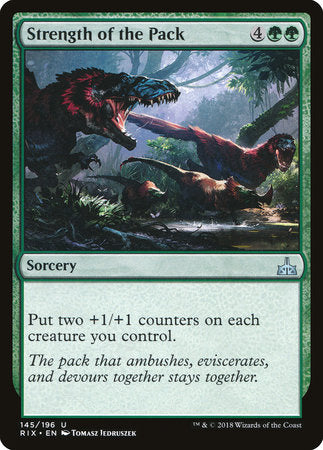 Strength of the Pack [Rivals of Ixalan] | Good Games North