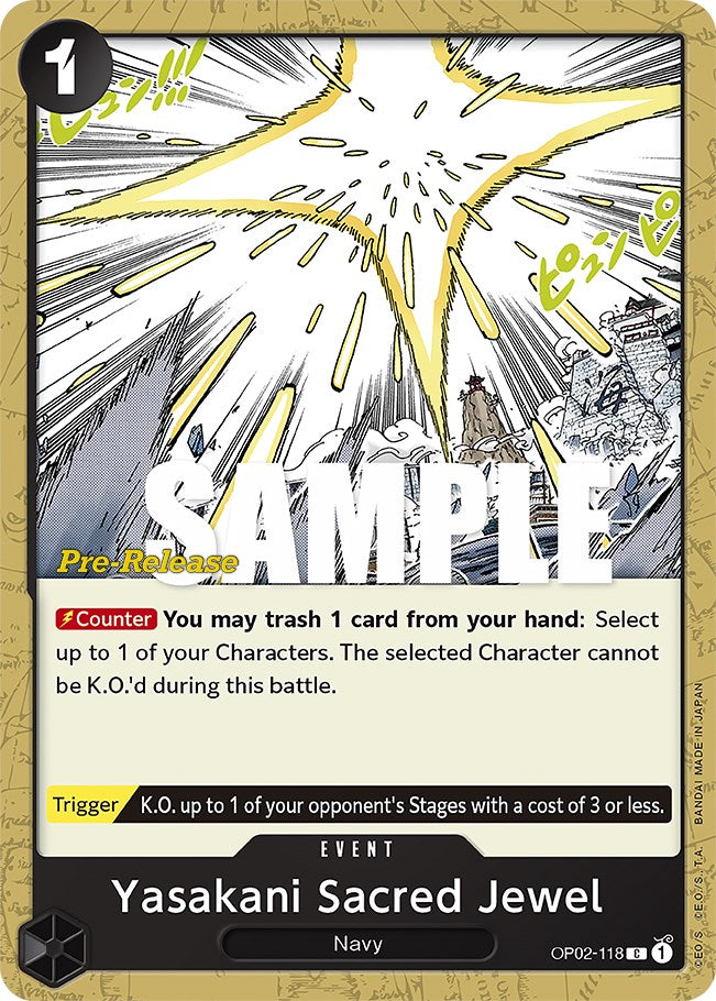 Yasakani Sacred Jewel [Paramount War Pre-Release Cards] | Good Games North