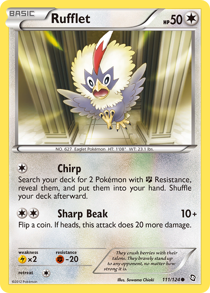Rufflet (111/124) [Black & White: Dragons Exalted] | Good Games North