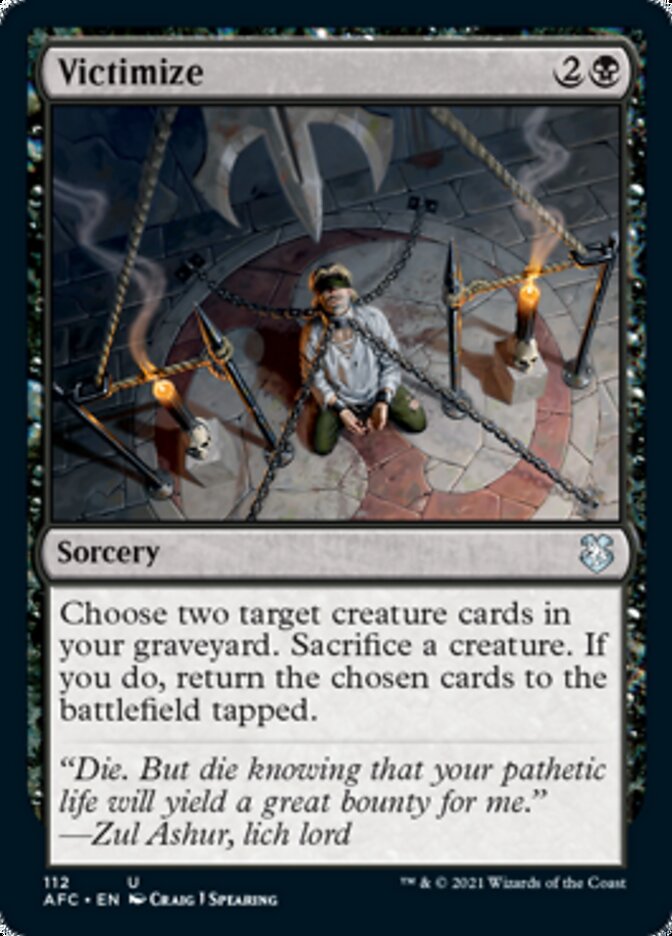 Victimize [Dungeons & Dragons: Adventures in the Forgotten Realms Commander] | Good Games North