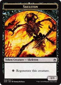 Skeleton Token (008) [Masters 25 Tokens] | Good Games North