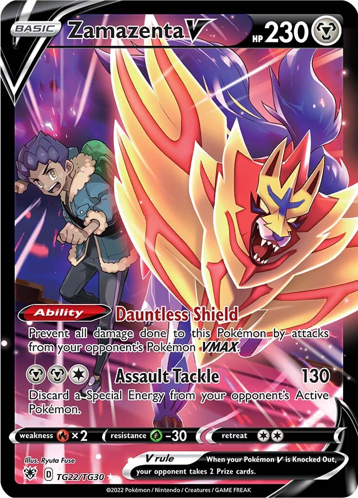Zamazenta V (TG22/TG30) [Sword & Shield: Astral Radiance] | Good Games North