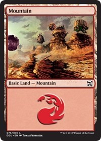 Mountain (75) [Duel Decks: Elves vs. Inventors] | Good Games North